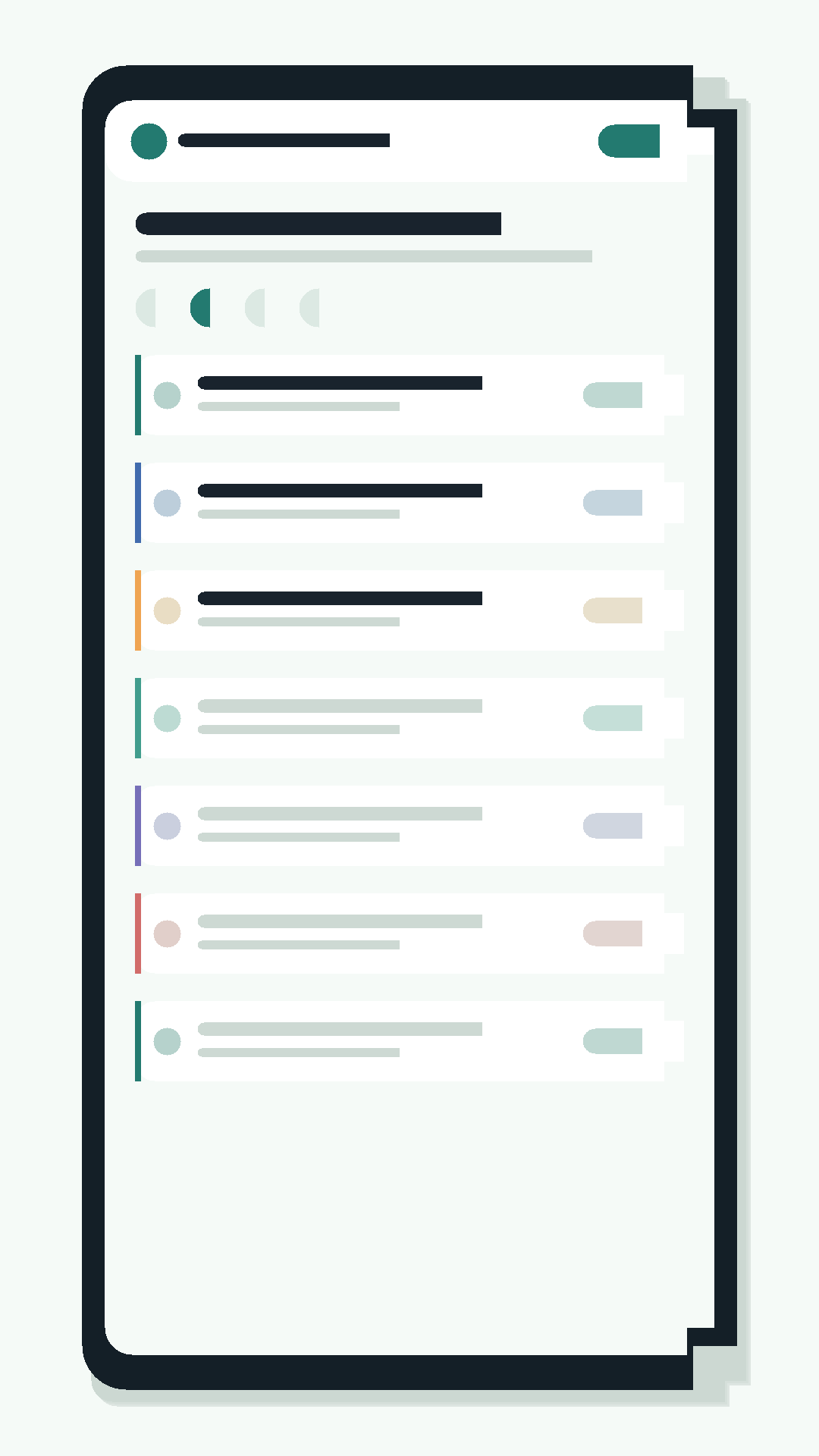 DayFlow mobile planning view